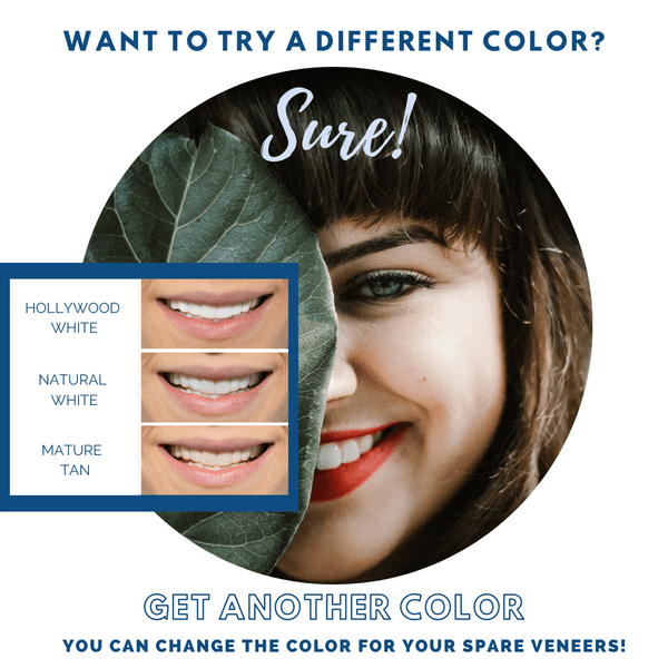 Color choice for spare veneers